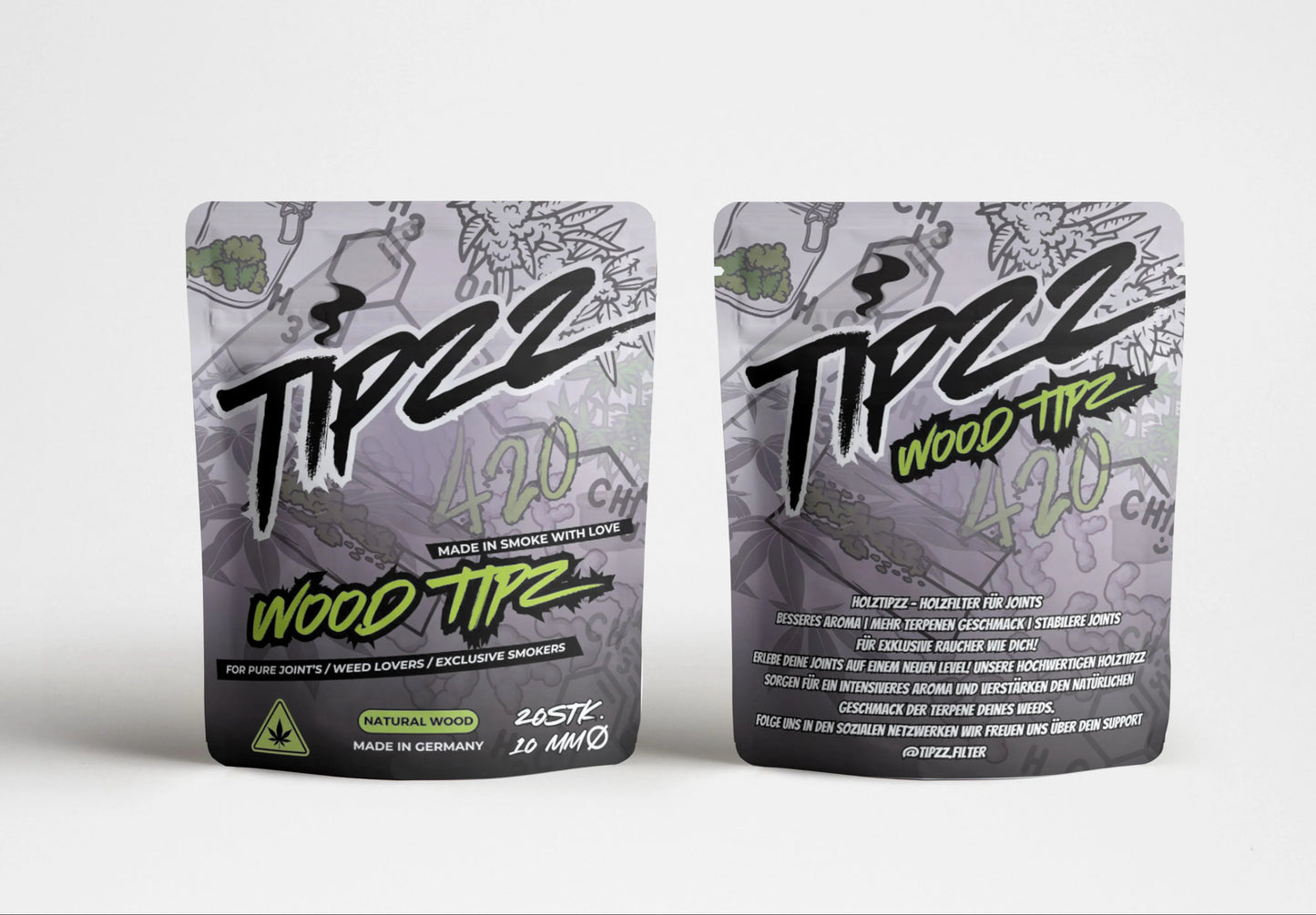 Tipzz Filter 12mm XL - The Best Airflow 20 stk.